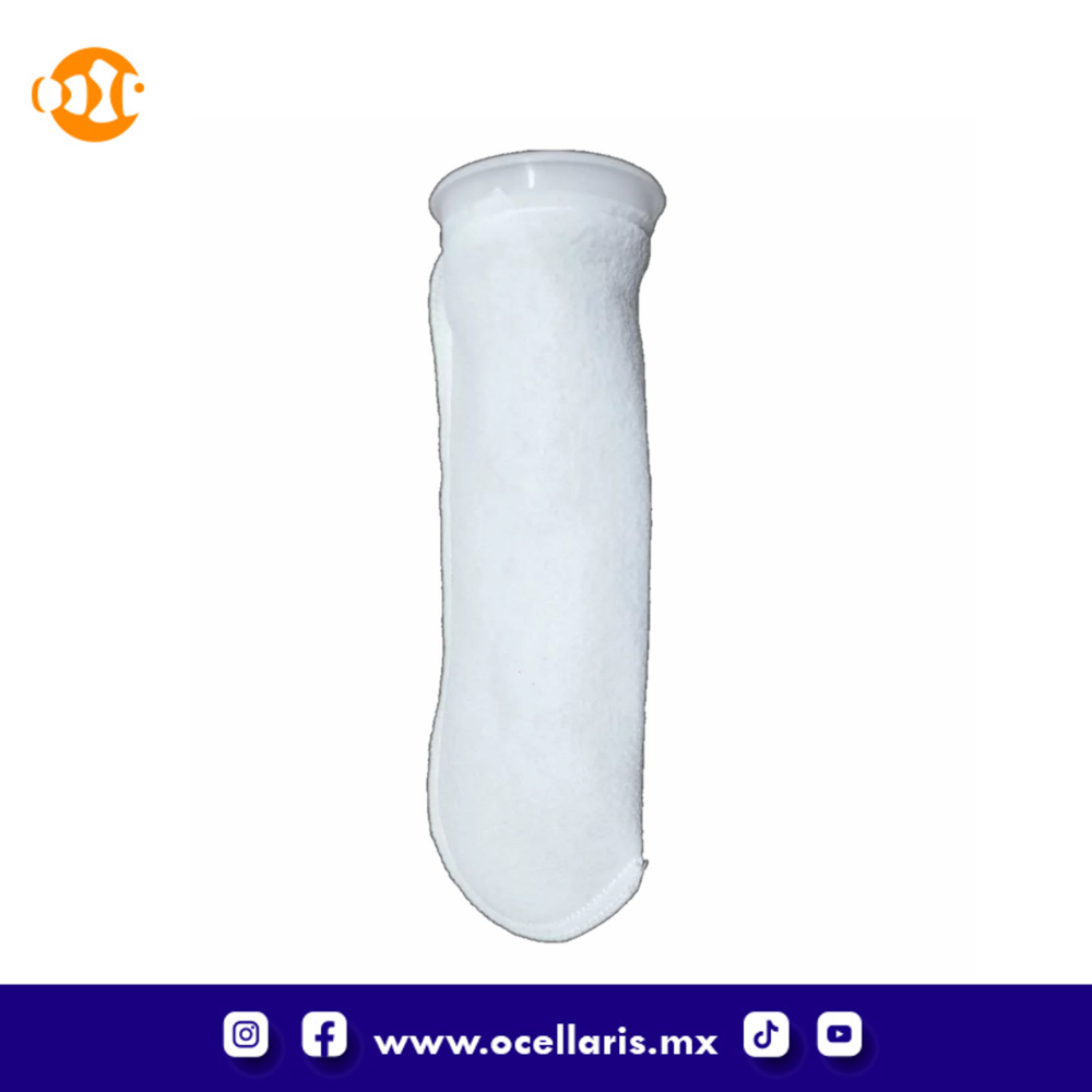 Calcetín de fieltro con anillo de plástico - 4 x 14 pulg