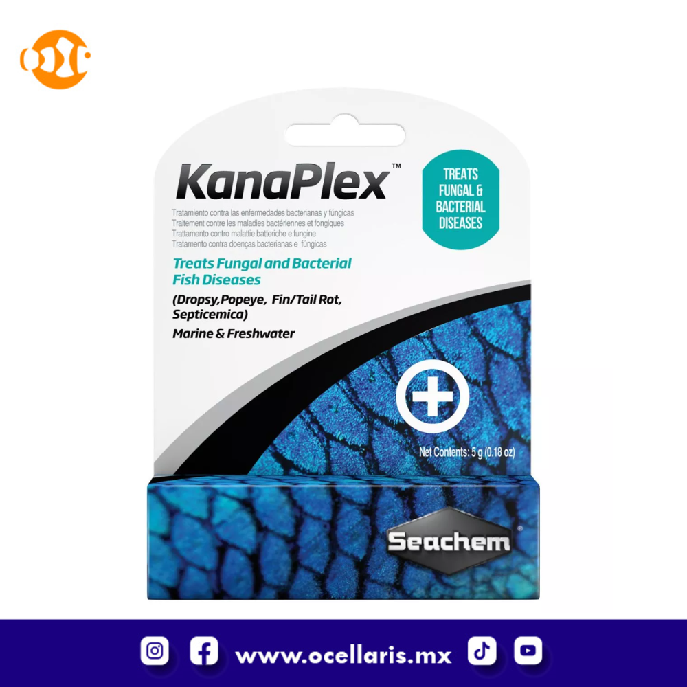 Kanaplex - Tratamiento de peces para bacterias y hongos - 5 g