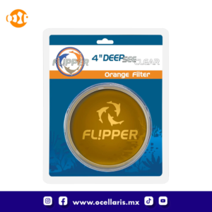 Flipper DeepSee Orange Lens Filter - 4 Pulg - Transparente