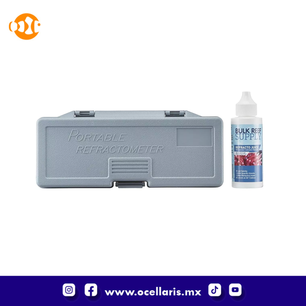 Refractómetro para Lectura de Salinidad con Fluido de Calibración - Image 2