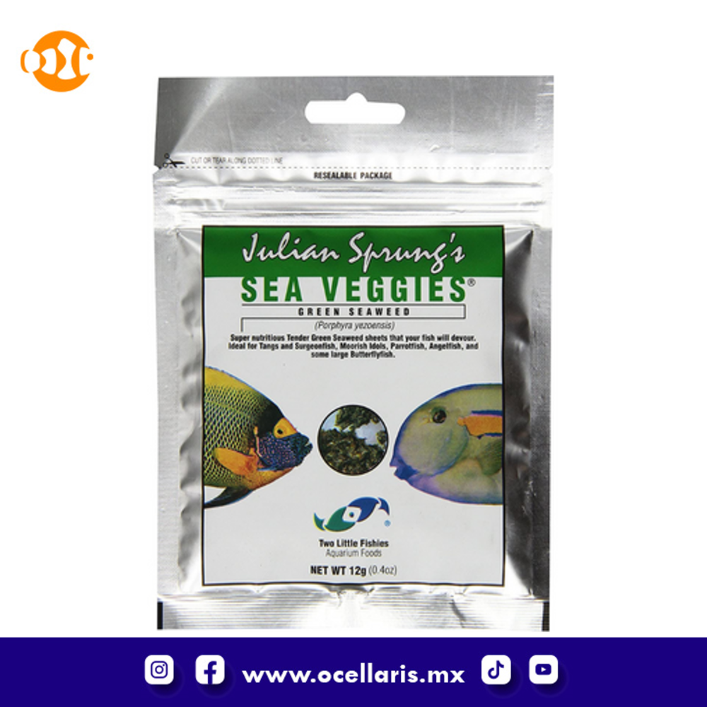 Green Sea Veggies - Hojas de Algas Marinas Verdes - 12 g