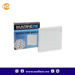 MarinePure Biofilter Media - Plato de 8 x 8 x 1 pulgadas