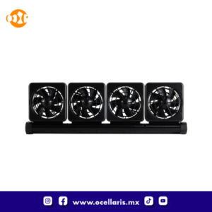 Ventilador Enfriador de Acuario - 4 Ventiladores