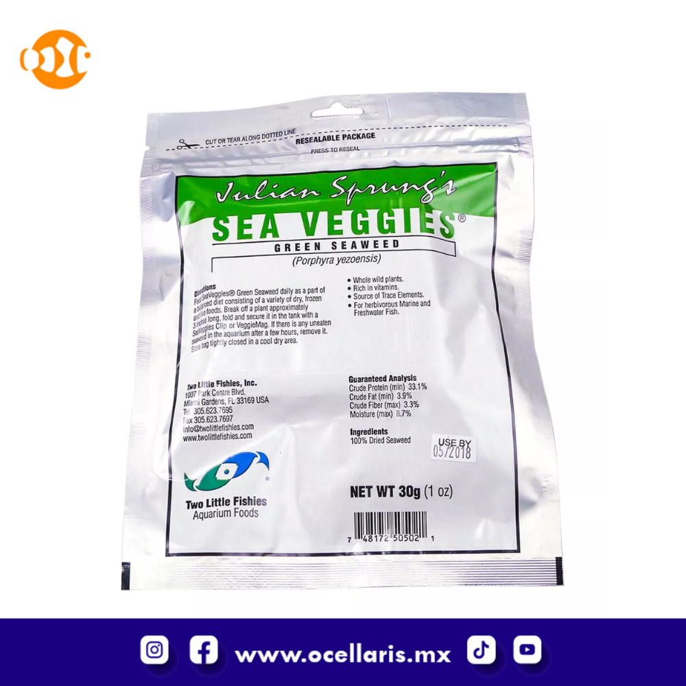 Green Sea Veggies - Hojas de Algas Marinas Verdes - 12 g - Image 2