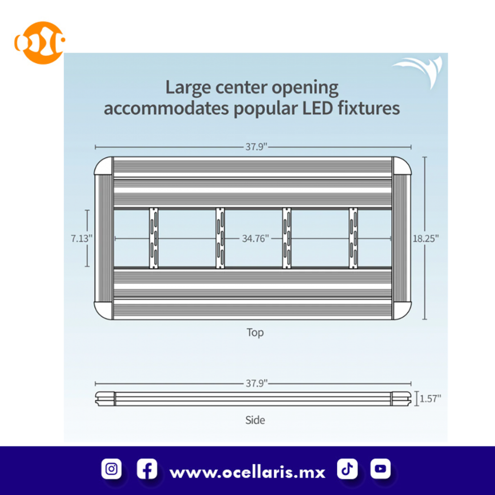 T5HO G3 Hybrid 4 - Lámpara de Iluminación 36 pulg - Image 3
