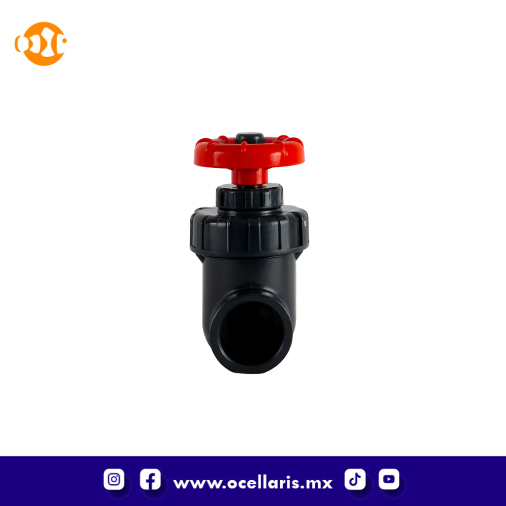 Válvula de compuerta cedula 80 - Liso x Liso - 40mm - Image 3