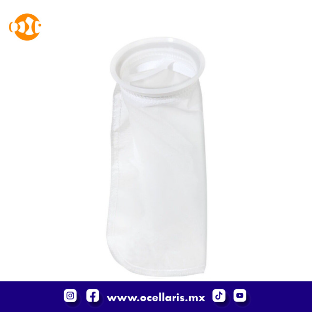 Calcetín de malla con anillo de plástico - 4 x 14 Pulg