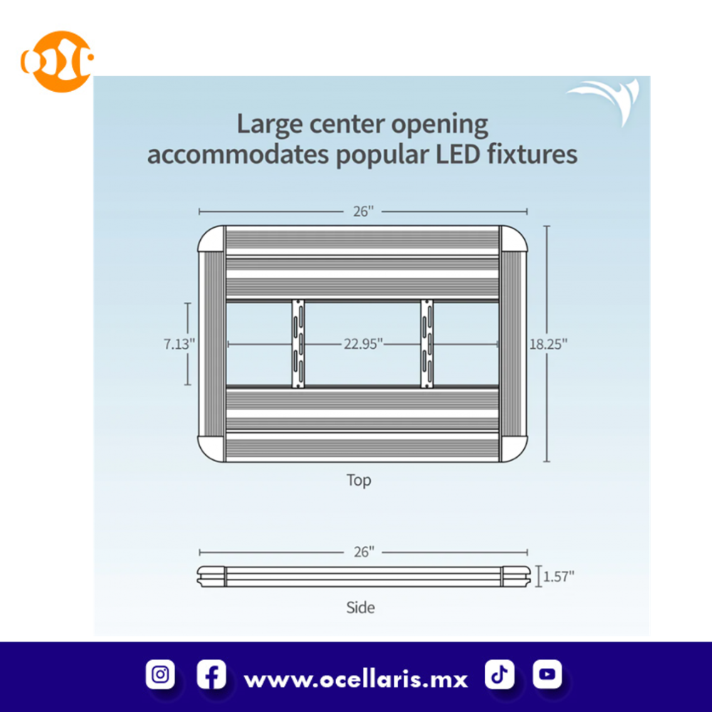 T5HO G3 Hybrid 4 - Lámpara de Iluminación 24 pulg - Image 3