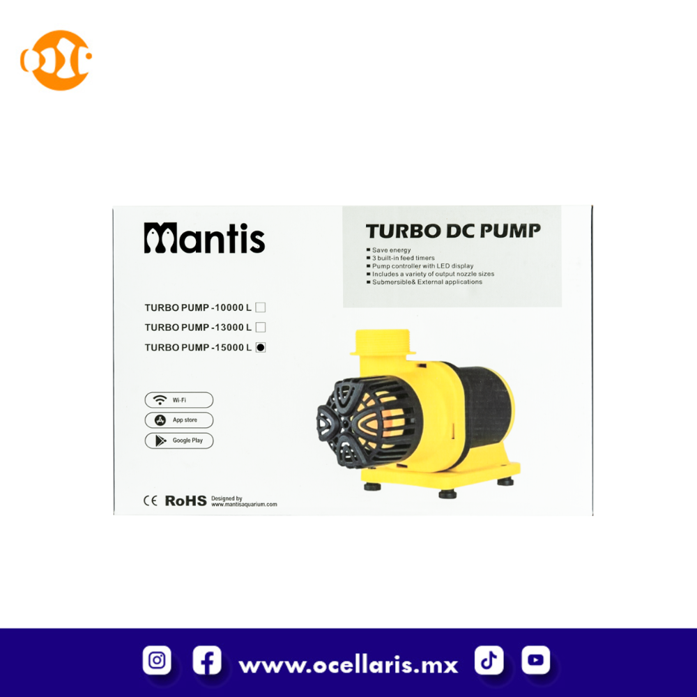 Mantis TURBO 15000 - Bomba de retorno WiFi - 15,000 l/h - Image 5