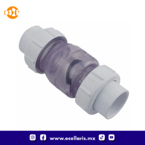 Válvula Check de 3/4 con conexión lisa