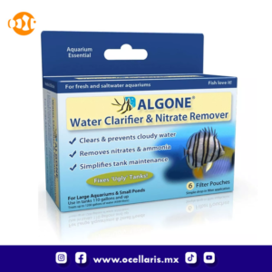 Clarificador de agua para acuarios y removedor de nitratos - 4,500 Lts.