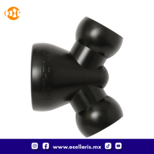 Loc-Line - Conexión en Y de 3/4 a 2 x 1/2 plg